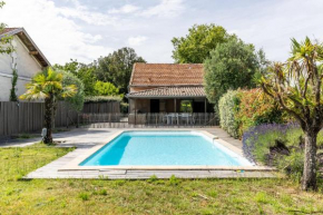 À 400m de la plage, maison pour 12 avec piscine